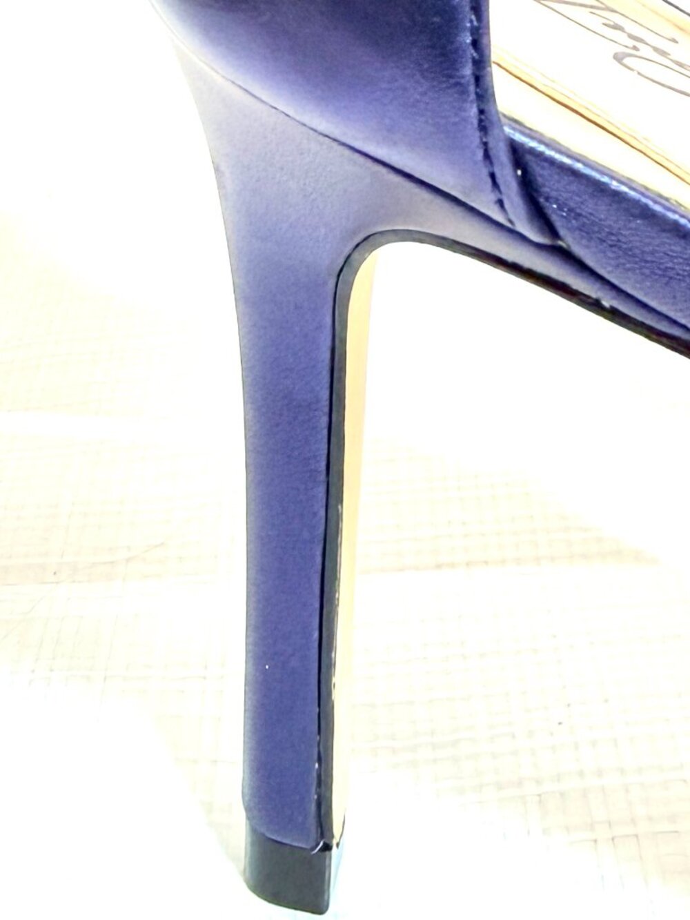 Imagine By Vince Camuto "Phoebe" Embellished T-Strap Sandal In Capri Blue - Picture 8 of 11